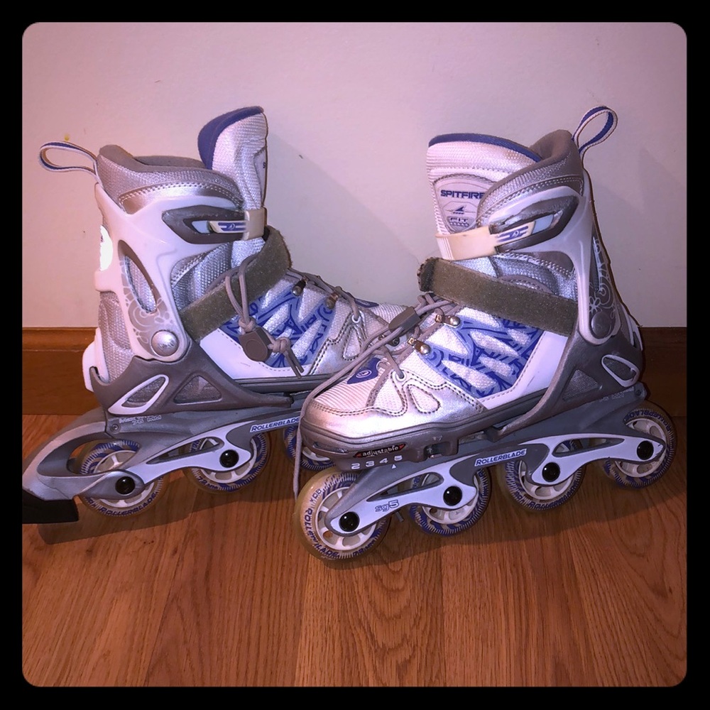 Kids Spitfire rollerblades!!